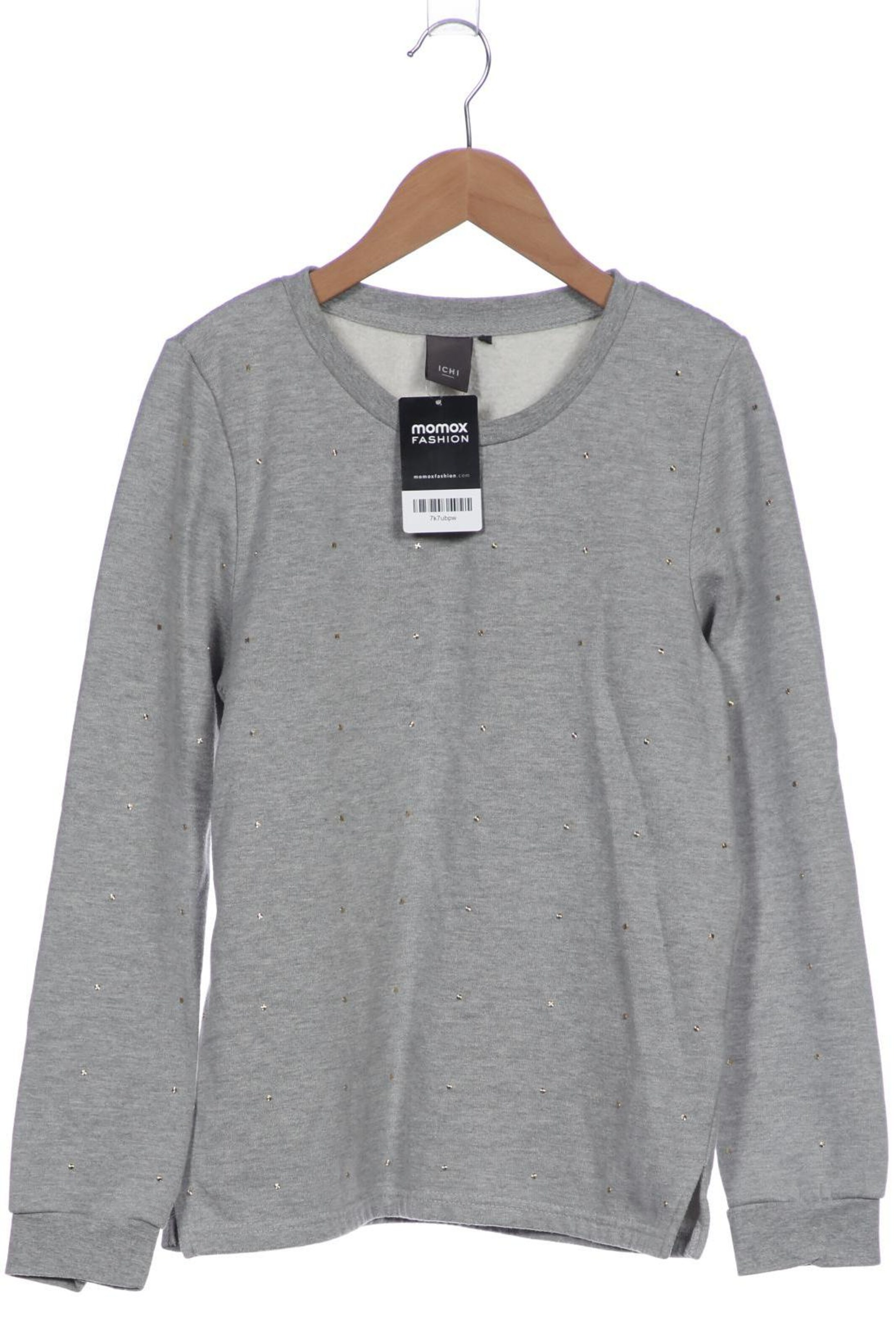 ICHI Sweater S in Grau: Vorderseite