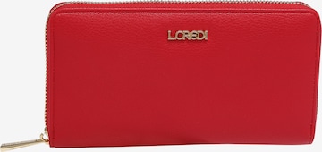 L.CREDI Wallet 'Filippa' in Red: front