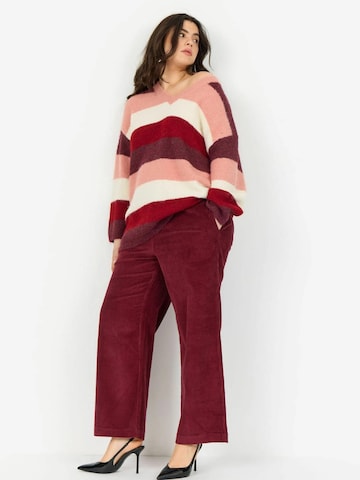 Wasabi Concept Normální Kalhoty 'NADIN' – červená