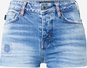 Superdry Skinny Shorts in Blau: predná strana