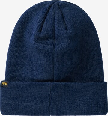 ALPHA INDUSTRIES Beanie in Blue