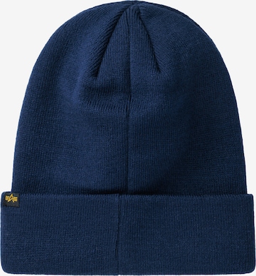 ALPHA INDUSTRIES Beanie in Blue