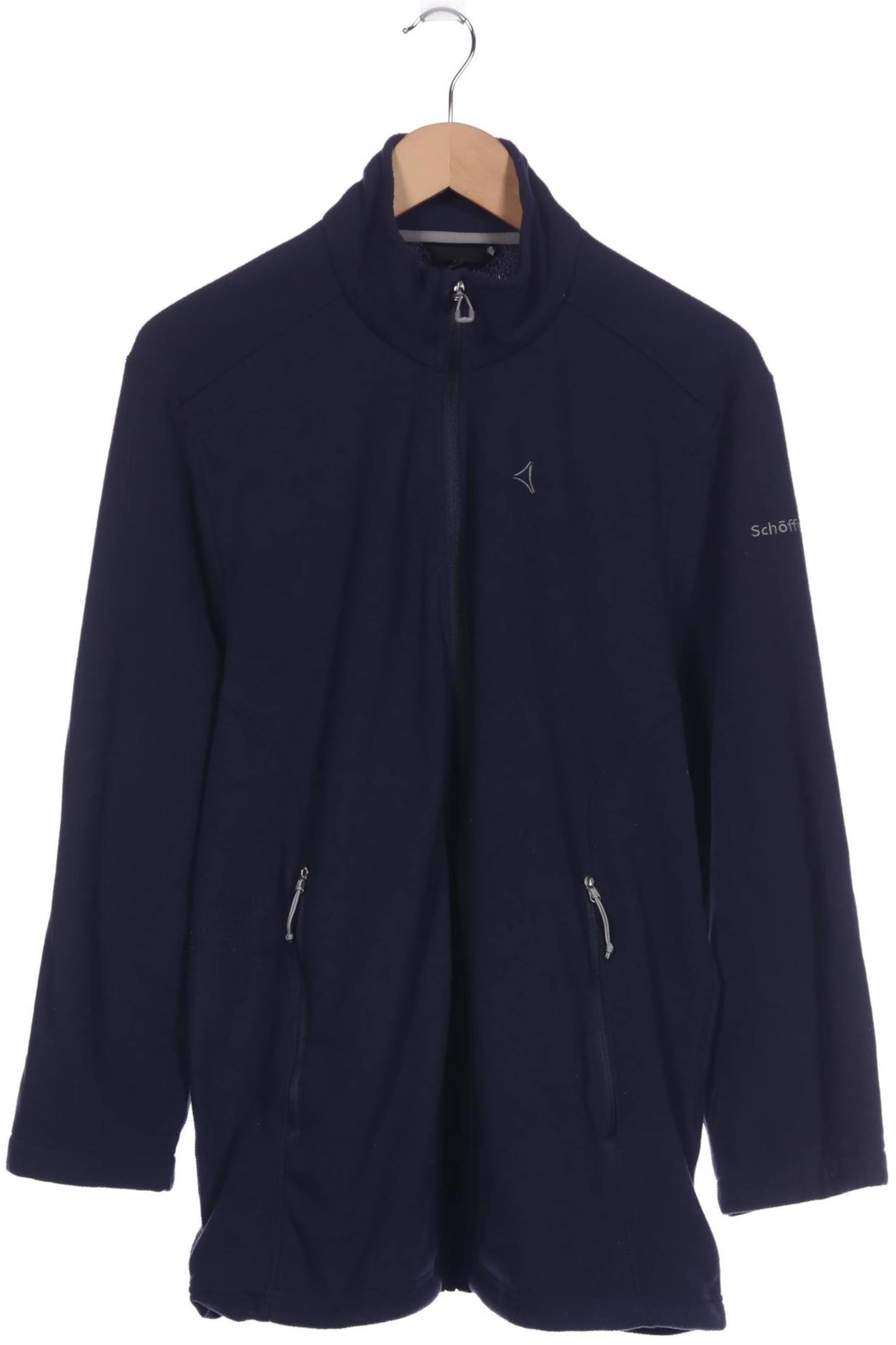 Schöffel Strickjacke XXL in Blau: Vorderseite