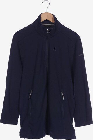 Schöffel Strickjacke XXL in Blau: Vorderseite