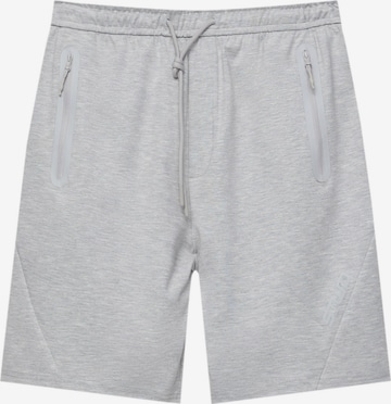 Pull&Bear Regular Broek in Grijs: voorkant