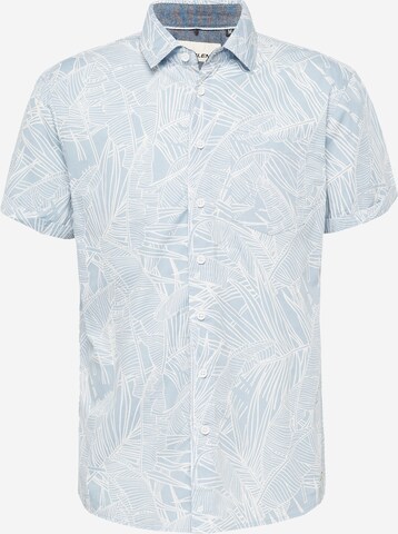 BLEND Regular fit Button Up Shirt in Blue: front