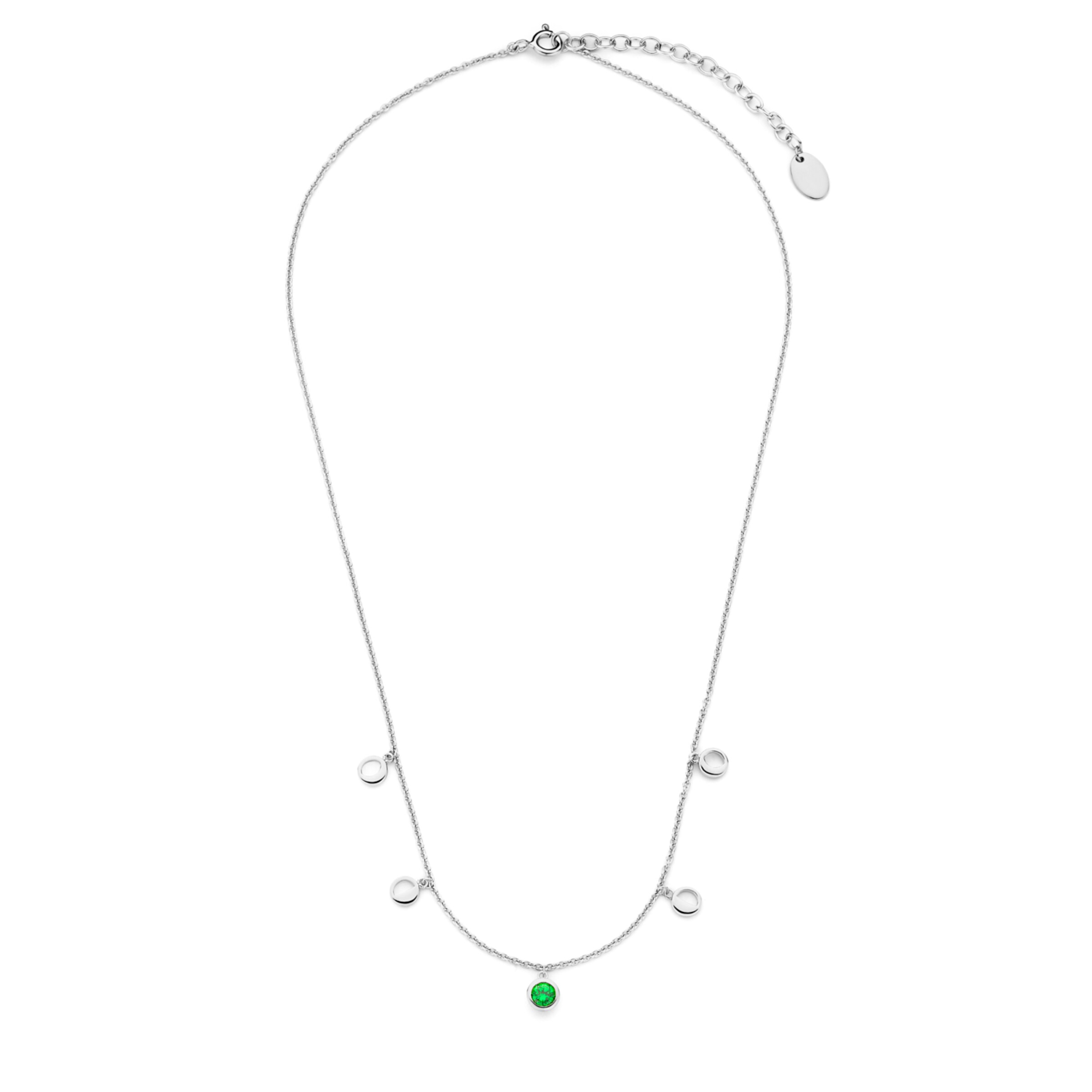 Violet Hamden Necklace in Silver: front