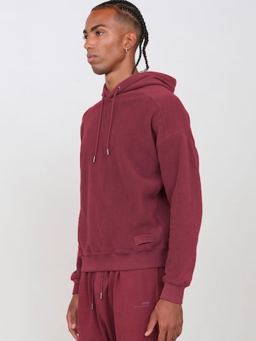 Felpa 'Pile con Cappuccio' di OWN Off With Nature in rosso