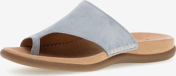 GABOR Teenslipper in Blauw: voorkant