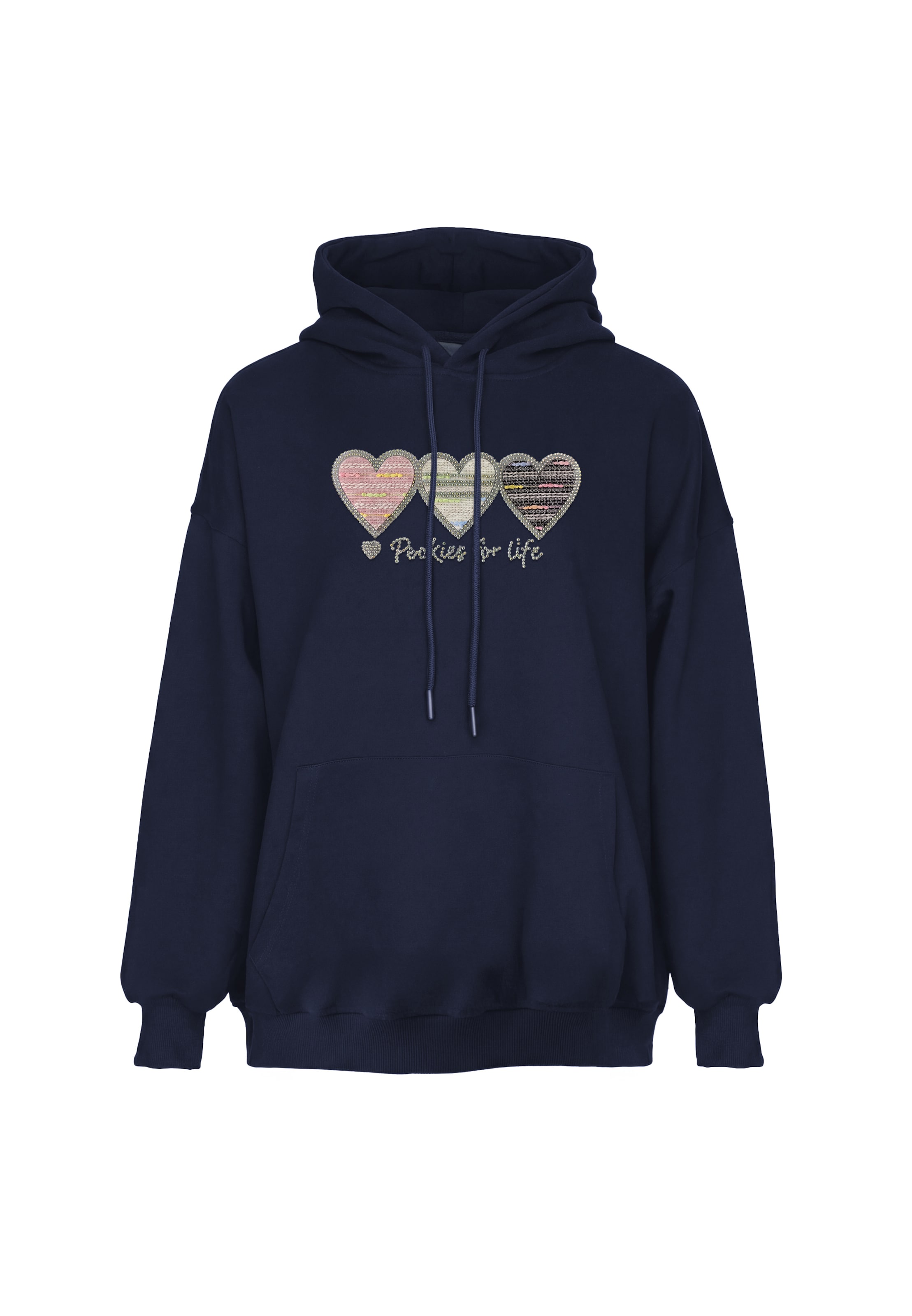 Sweat-shirt MYMO en bleu : devant