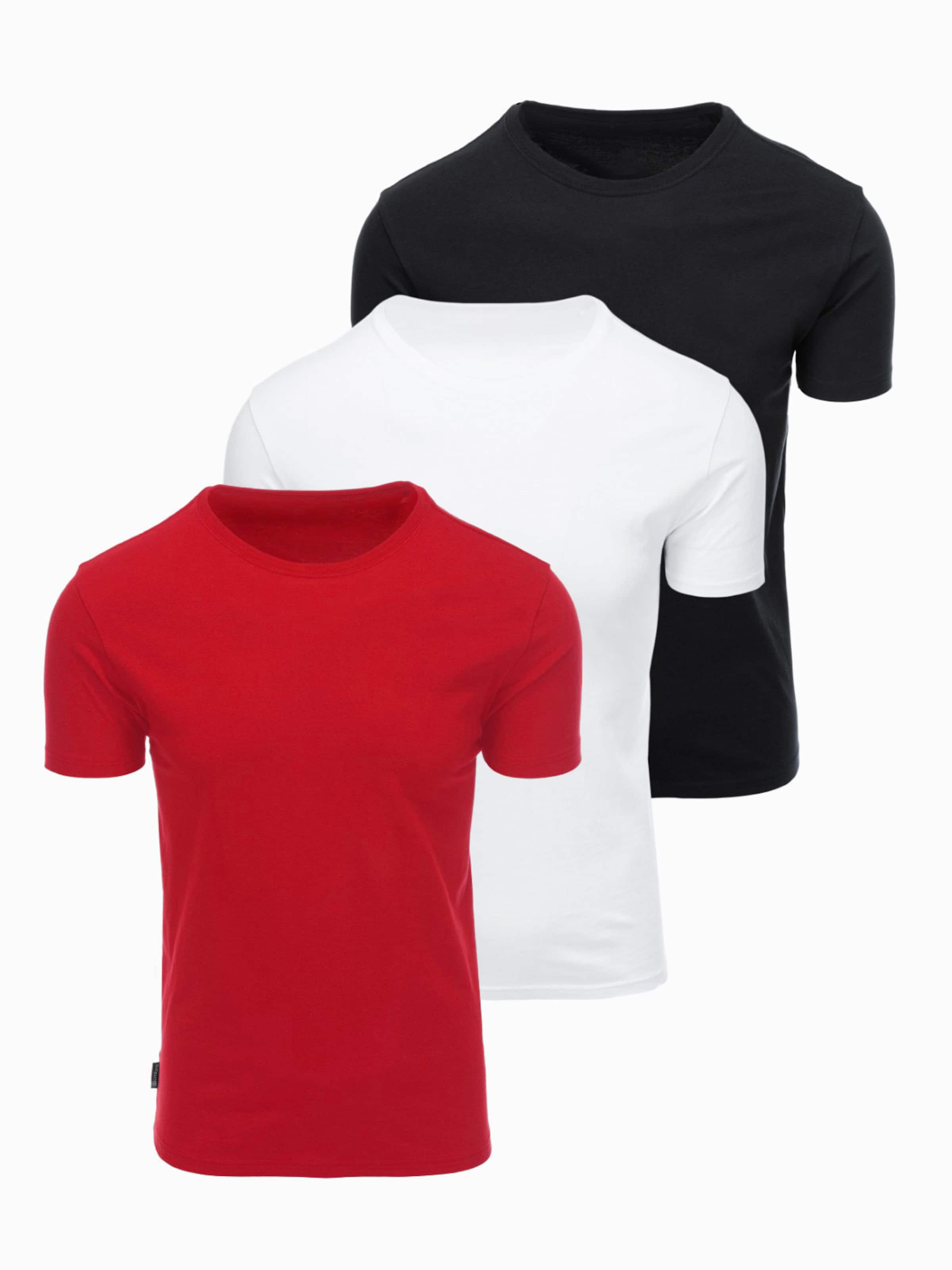 Ombre T-Shirt in Mischfarben: Vorderseite