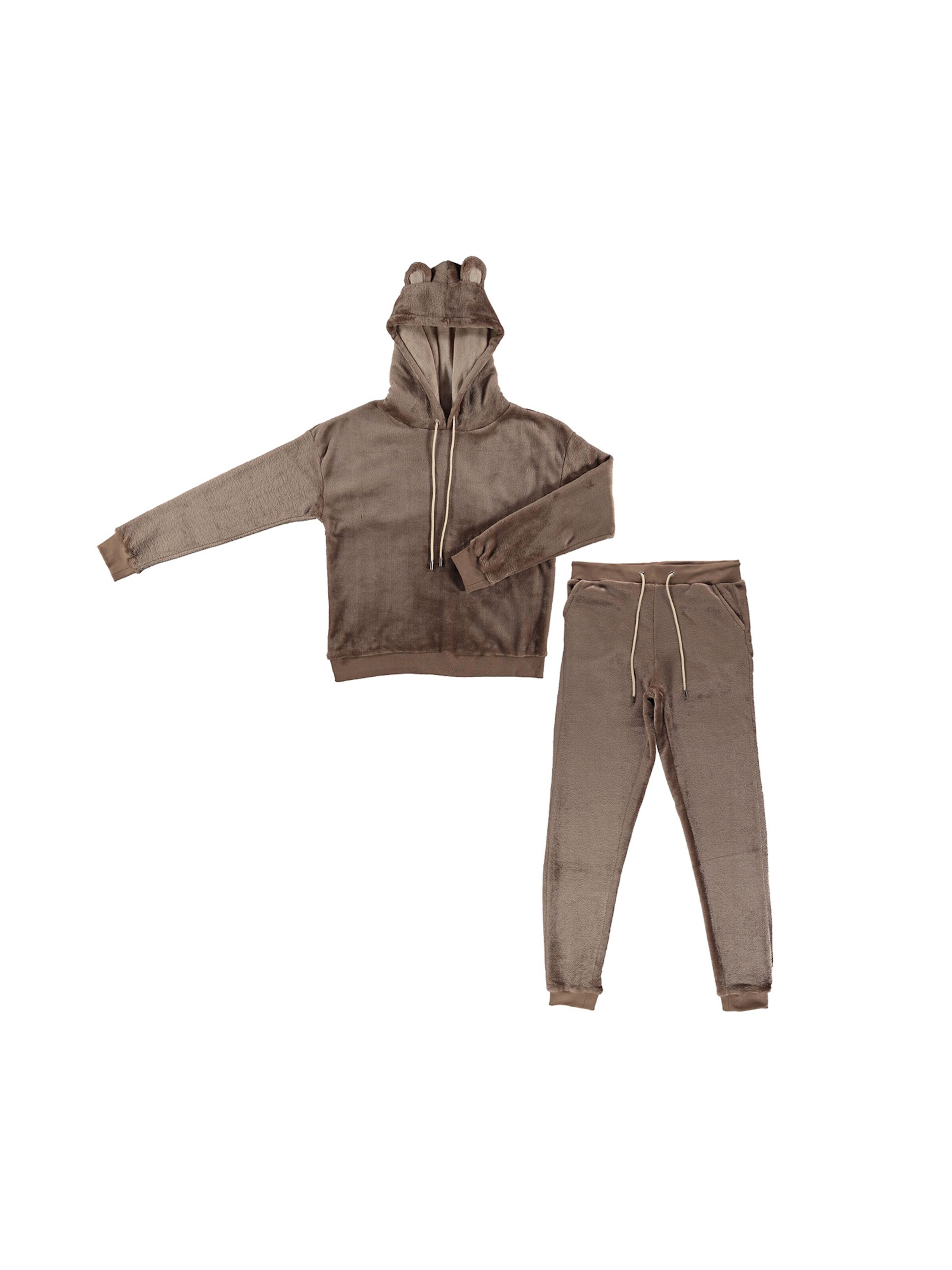 Apollo Sweat suit in Brown: front