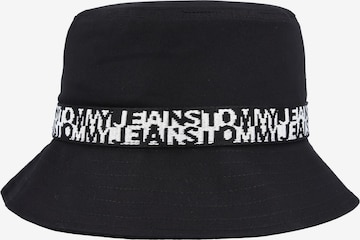 Tommy Jeans Hat 'Item' in Black: front