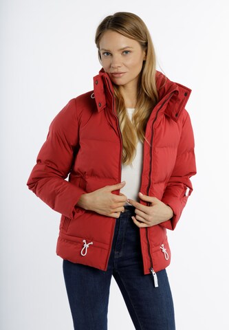 DreiMaster Maritim Winter jacket in Red: front