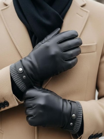 Suitable Fingerhandschuhe‌‌‌‌‌‌‌ in Schwarz: Vorderseite