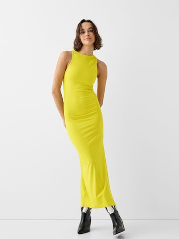 Bershka Kleid in Gelb