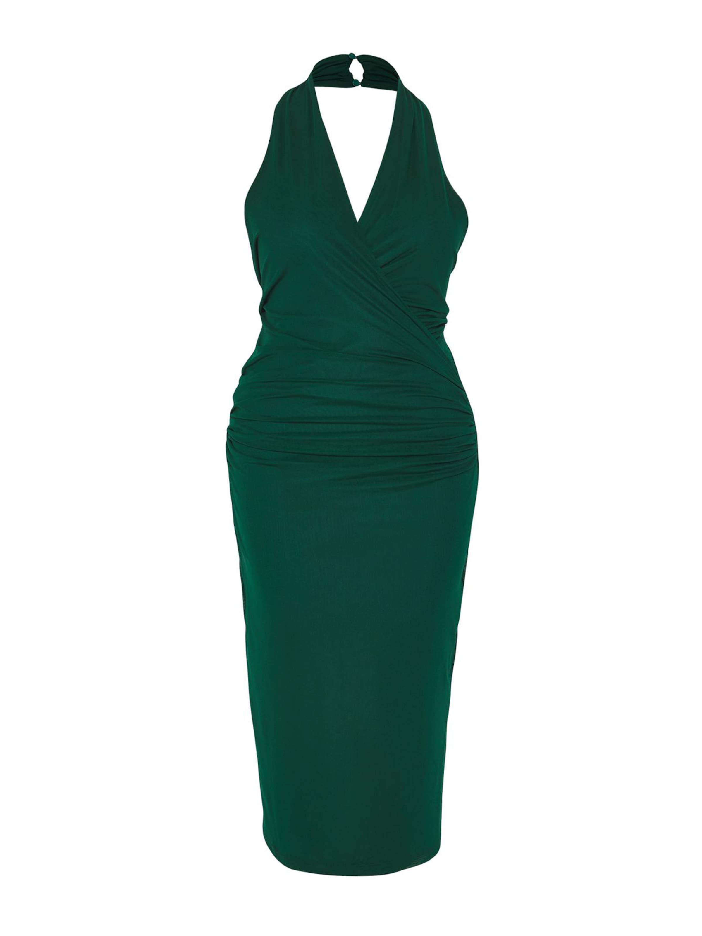 Robe Trendyol Curve en vert : devant