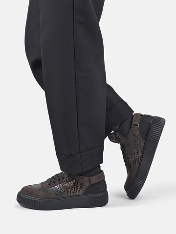 Crickit High-top trainers ' UMA ' in Brown: front