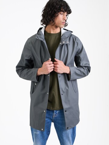Only & Sons Between-seasons coat 'ONSLUCA' in Grey: front