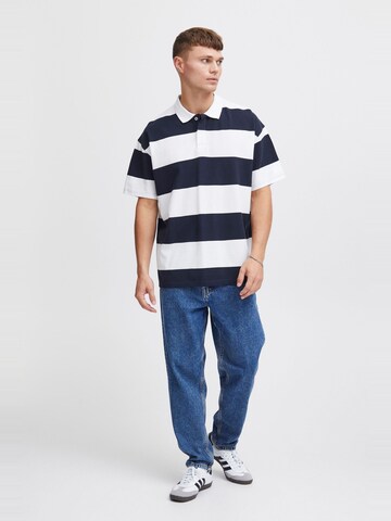 !Solid Shirt ' Igor ' in Blauw