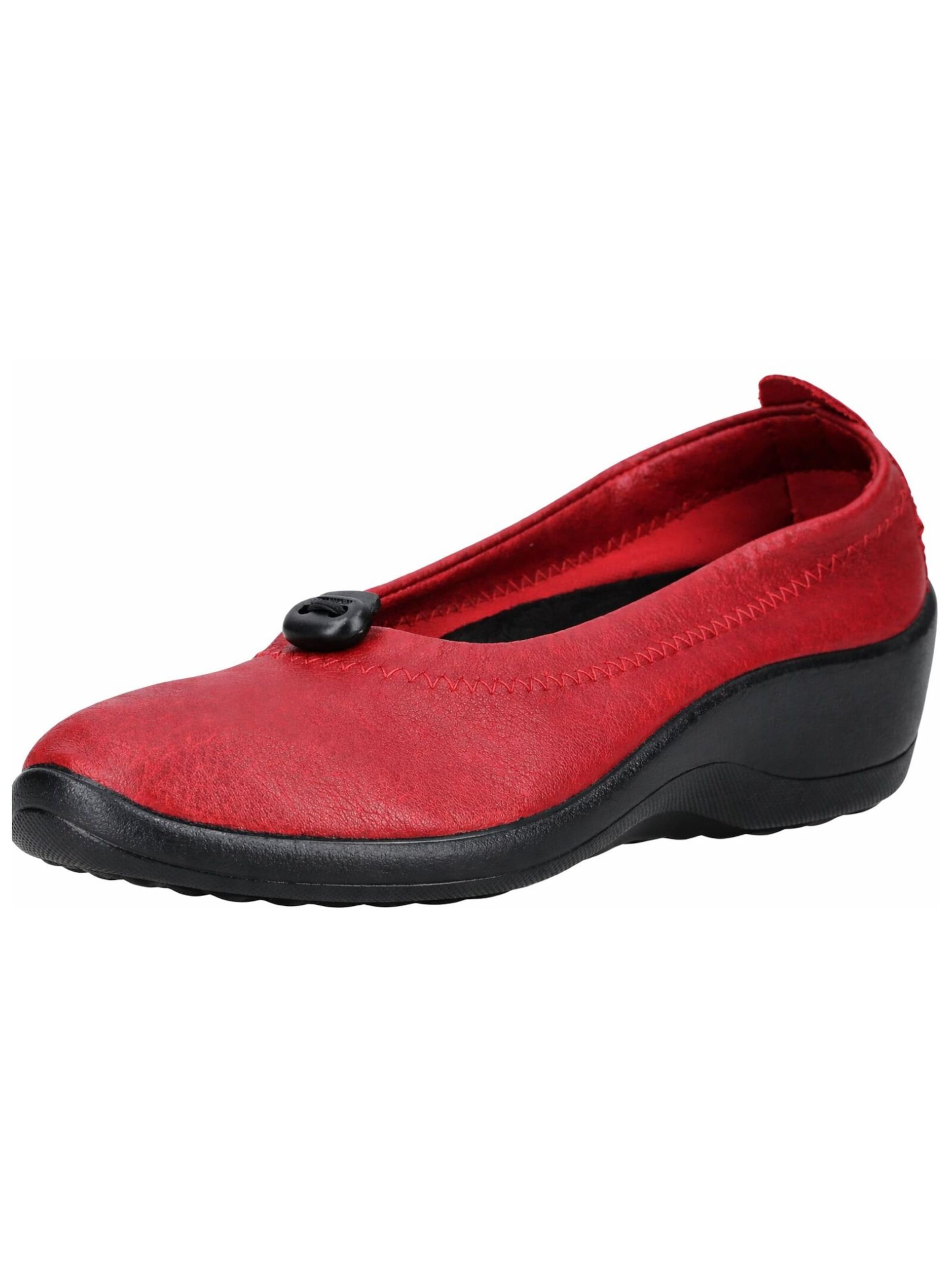 Arcopedico Ballerina in Rood: voorkant