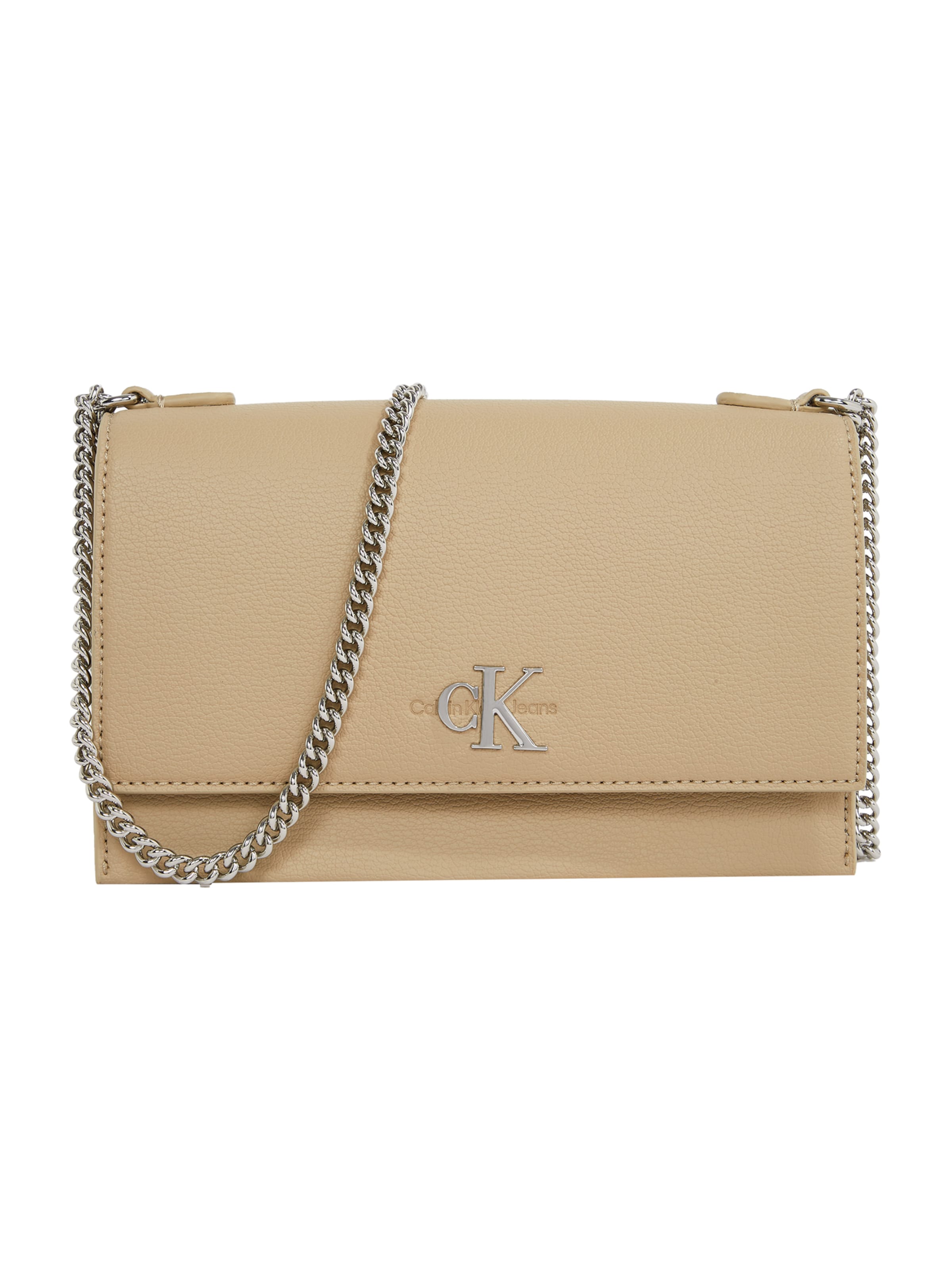 Calvin Klein Jeans Crossbody Bag in Beige: front