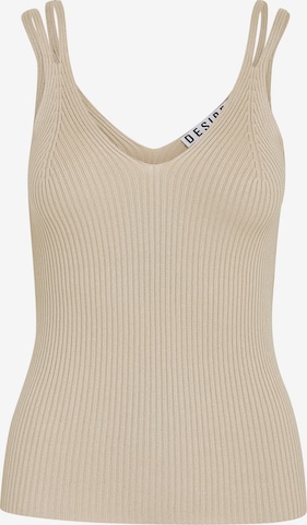 DESIRES Top 'Geisha' in Beige: Vorderseite