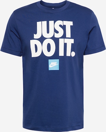 Nike Sportswear - Camisa em azul: frente