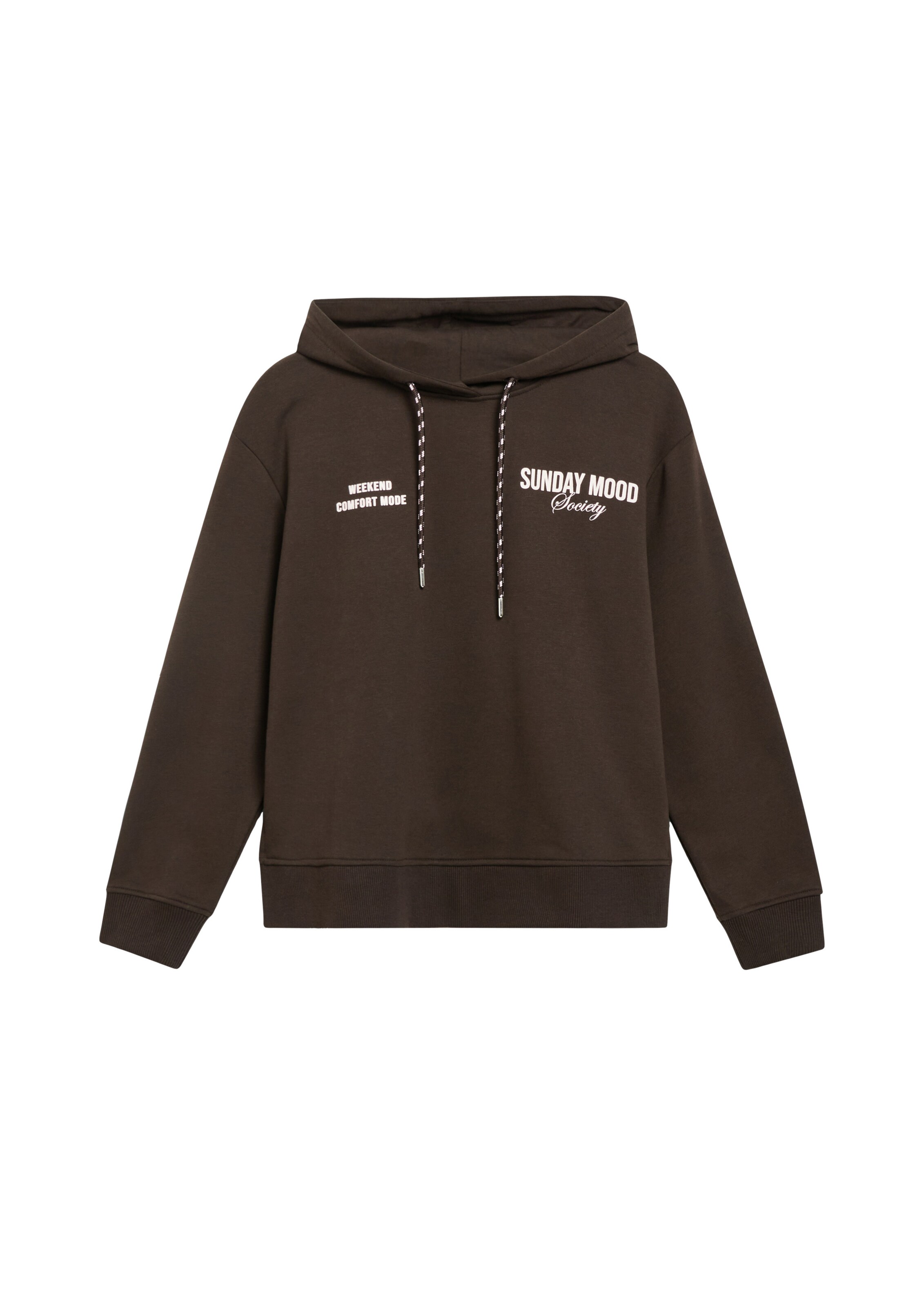 Sweat-shirt s.Oliver en marron : devant