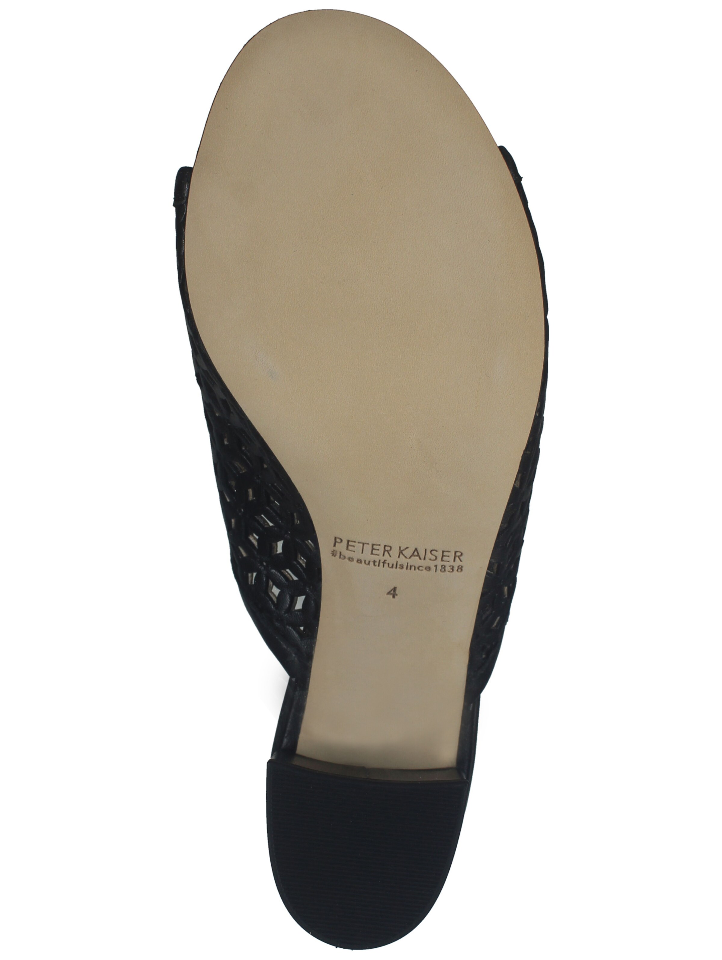 PETER KAISER Pantolette in Schwarz