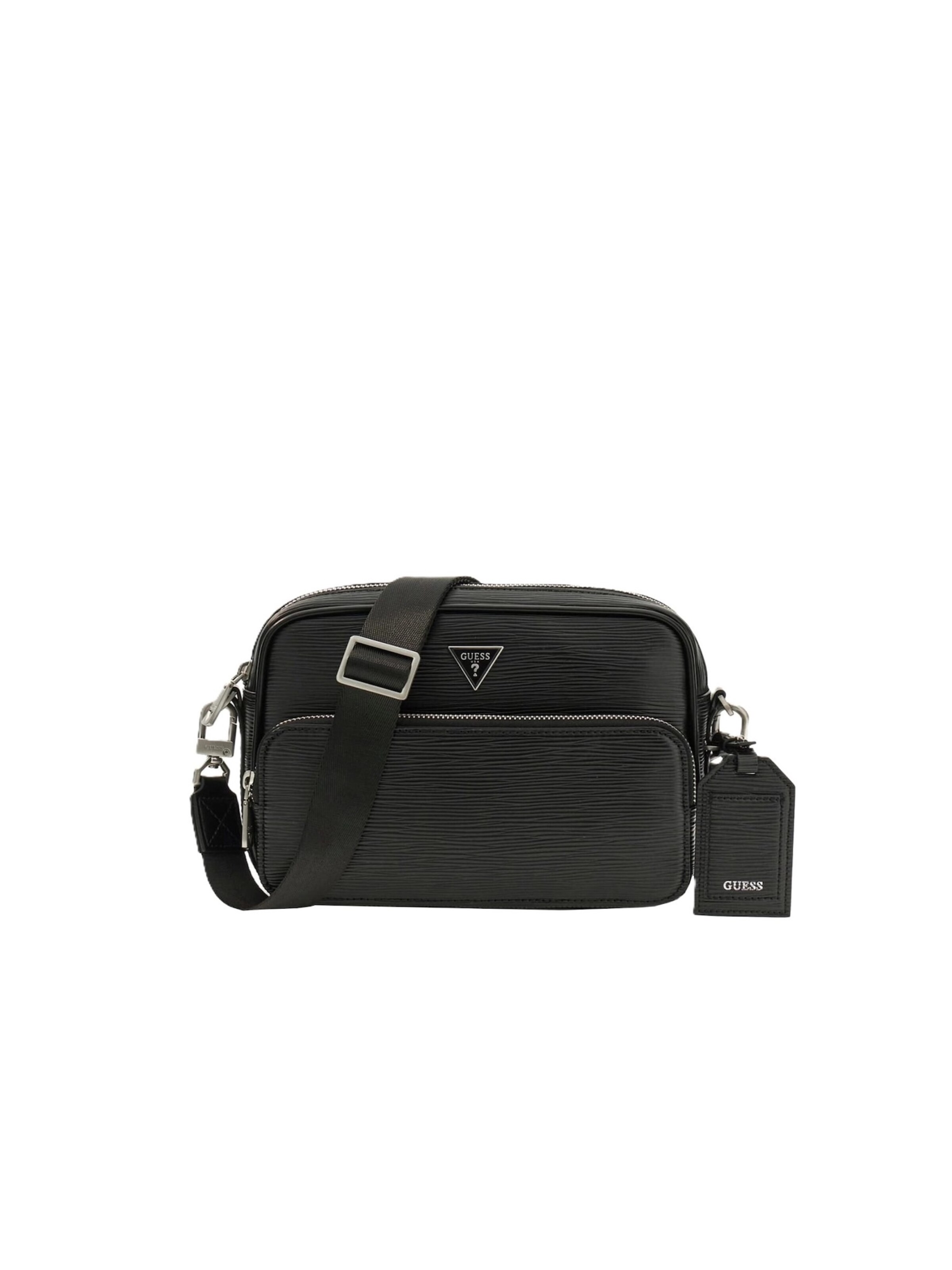 Borsa a tracolla 'HMMIPWP6222' di GUESS in nero: frontale