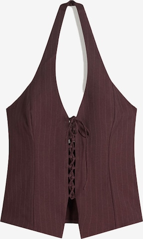 Bershka Top - Červená: predná strana