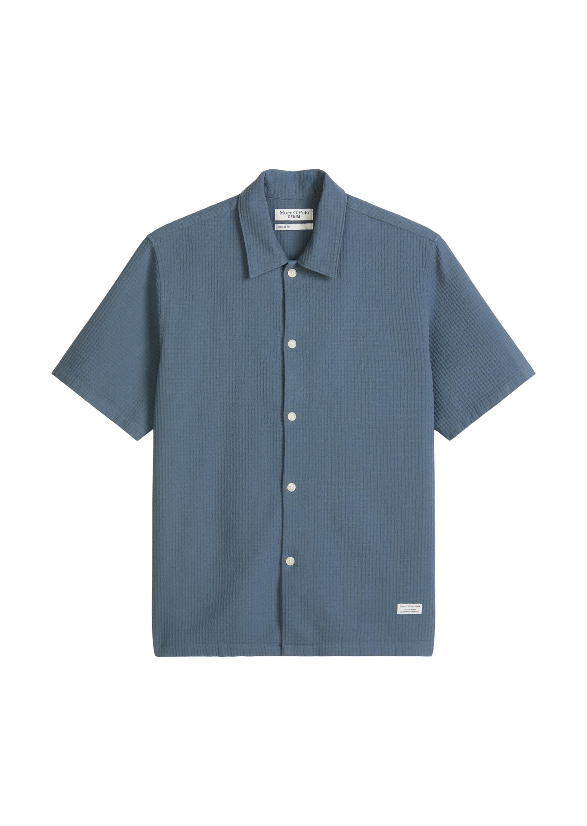 Coupe regular Chemise Marc O'Polo DENIM en bleu : devant