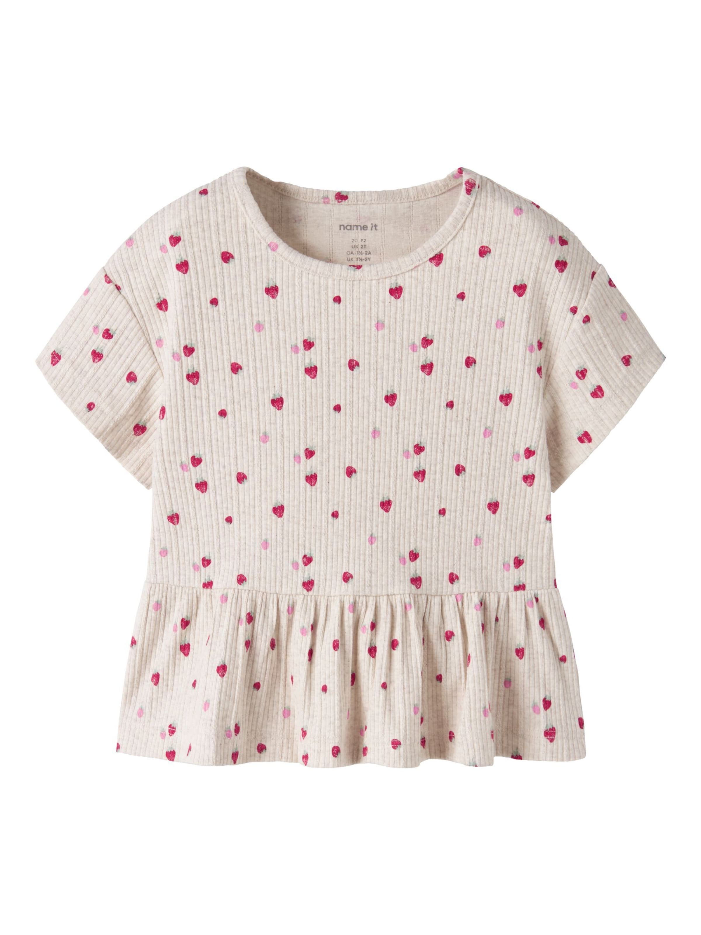 T-Shirt NAME IT en beige : devant