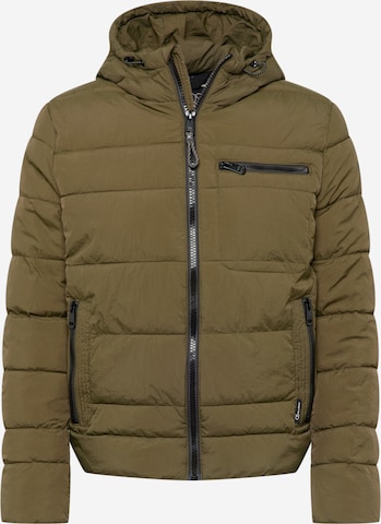 QS Between-Season Jacket in Green: front