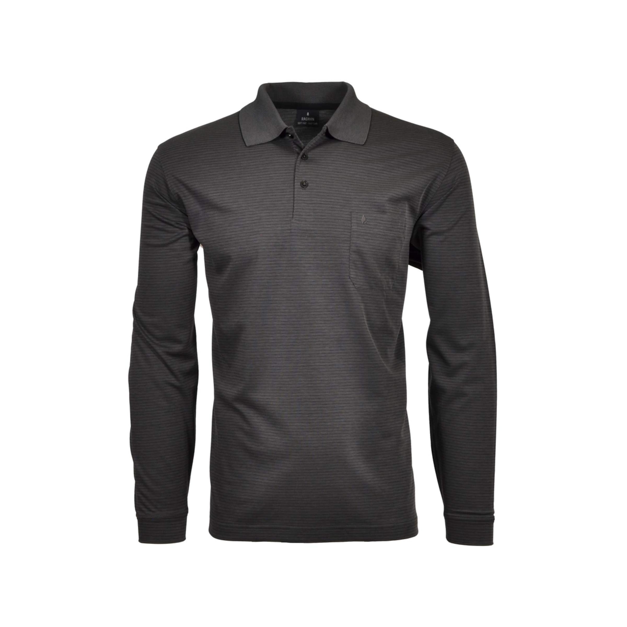 Ragman Shirt in Grijs: voorkant