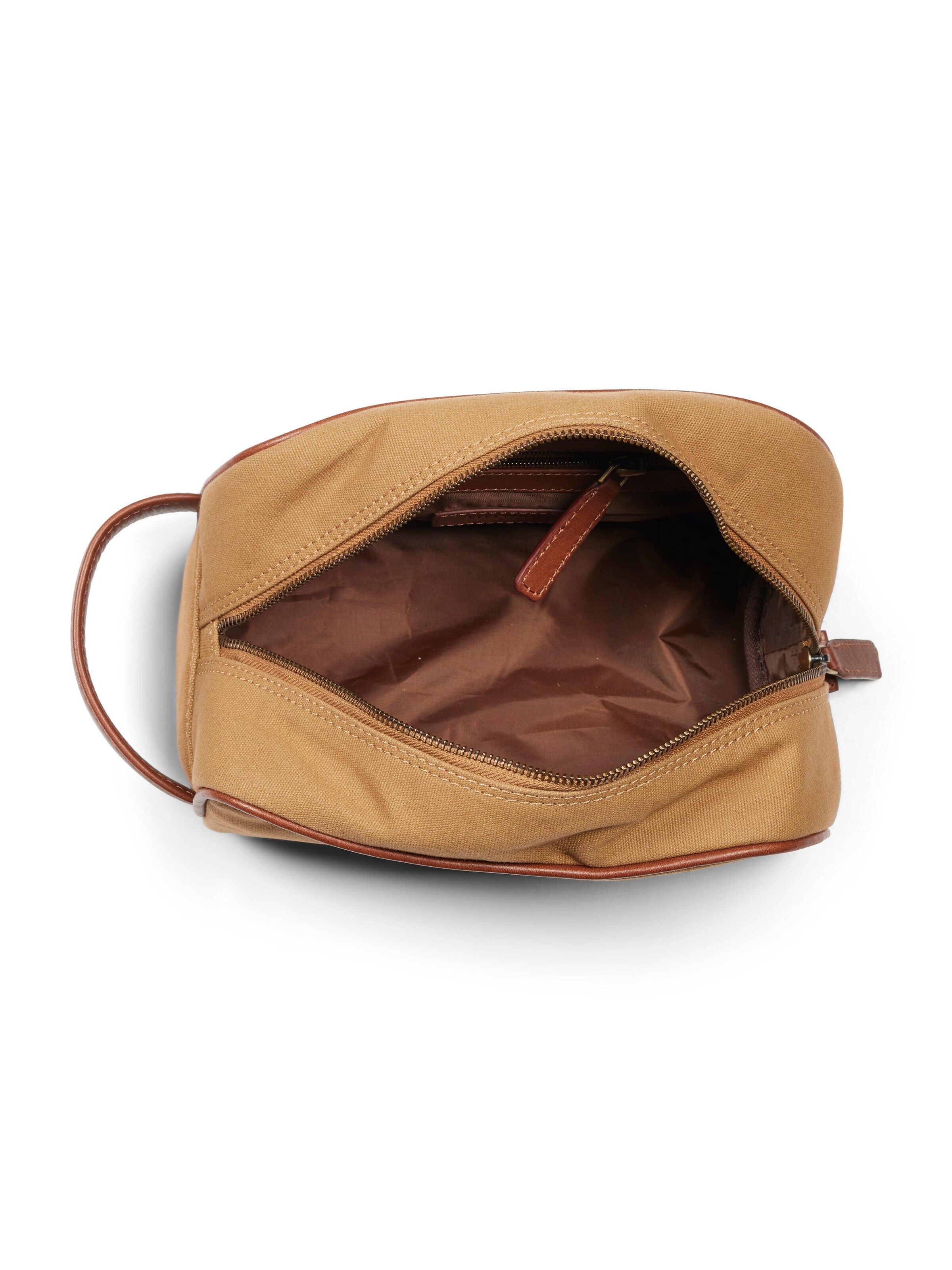 Trousses de toilette 'Washbag Canvas Beige' Howard London en marron