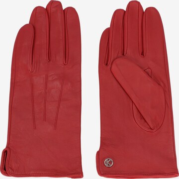 KESSLER Full Finger Gloves 'Carla' in Red: front
