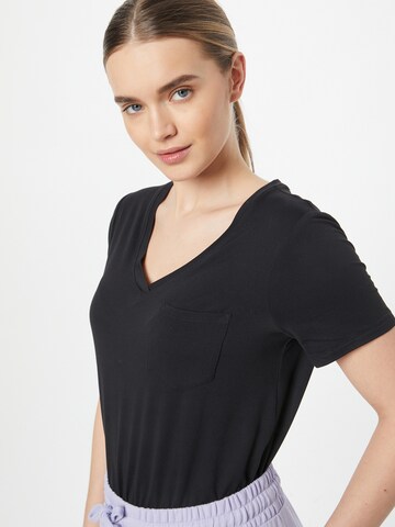 SKECHERS T- Shirt in Schwarz