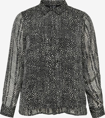 Camicia da donna 'VMCNABILA' di Vero Moda Curve in nero: frontale