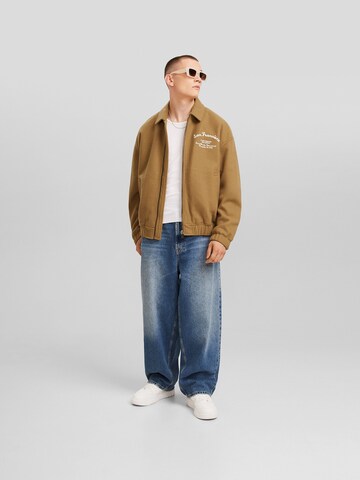 Bershka Between-Season Jacket in Beige