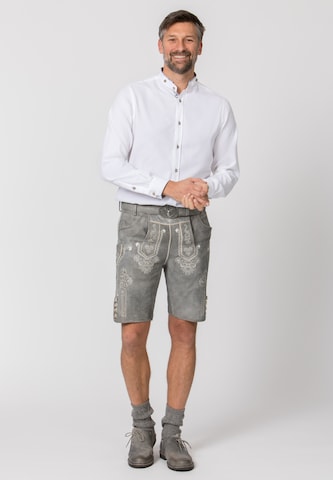 STOCKERPOINT Comfort fit Klederdracht overhemd 'Alamo' in Wit