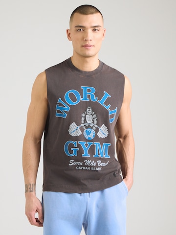 Abercrombie & Fitch Λειτουργικό μπλουζάκι σε γκρι