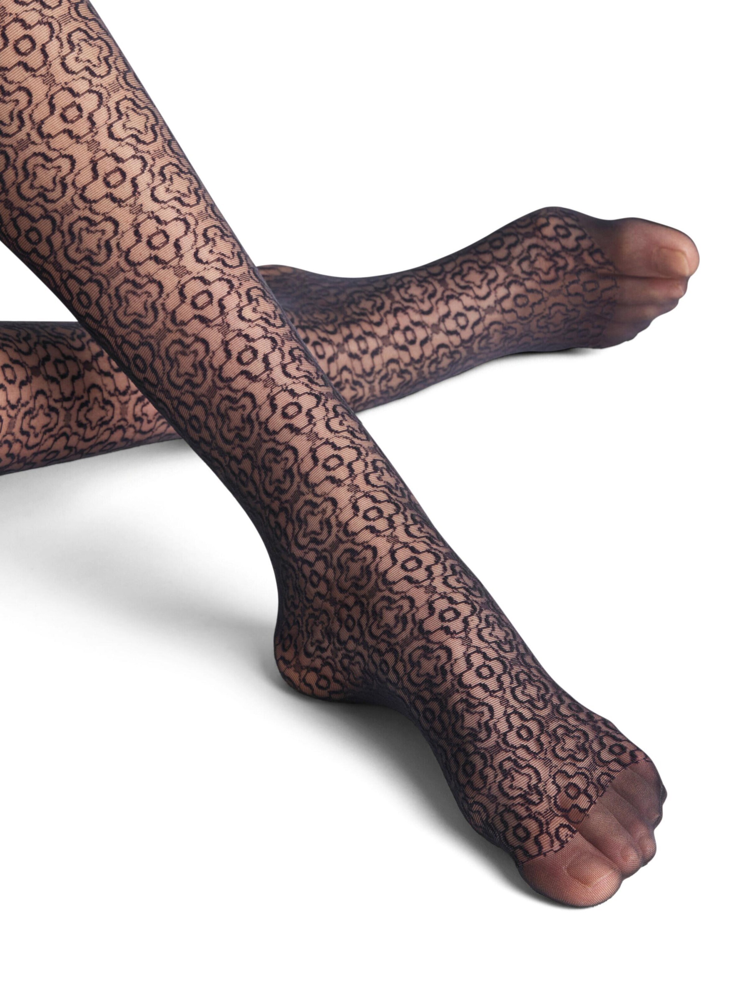 FALKE Tights 'Baroque Gem' in Black