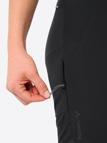 VAUDE Regular Outdoorbroek 'Kuro' in Zwart