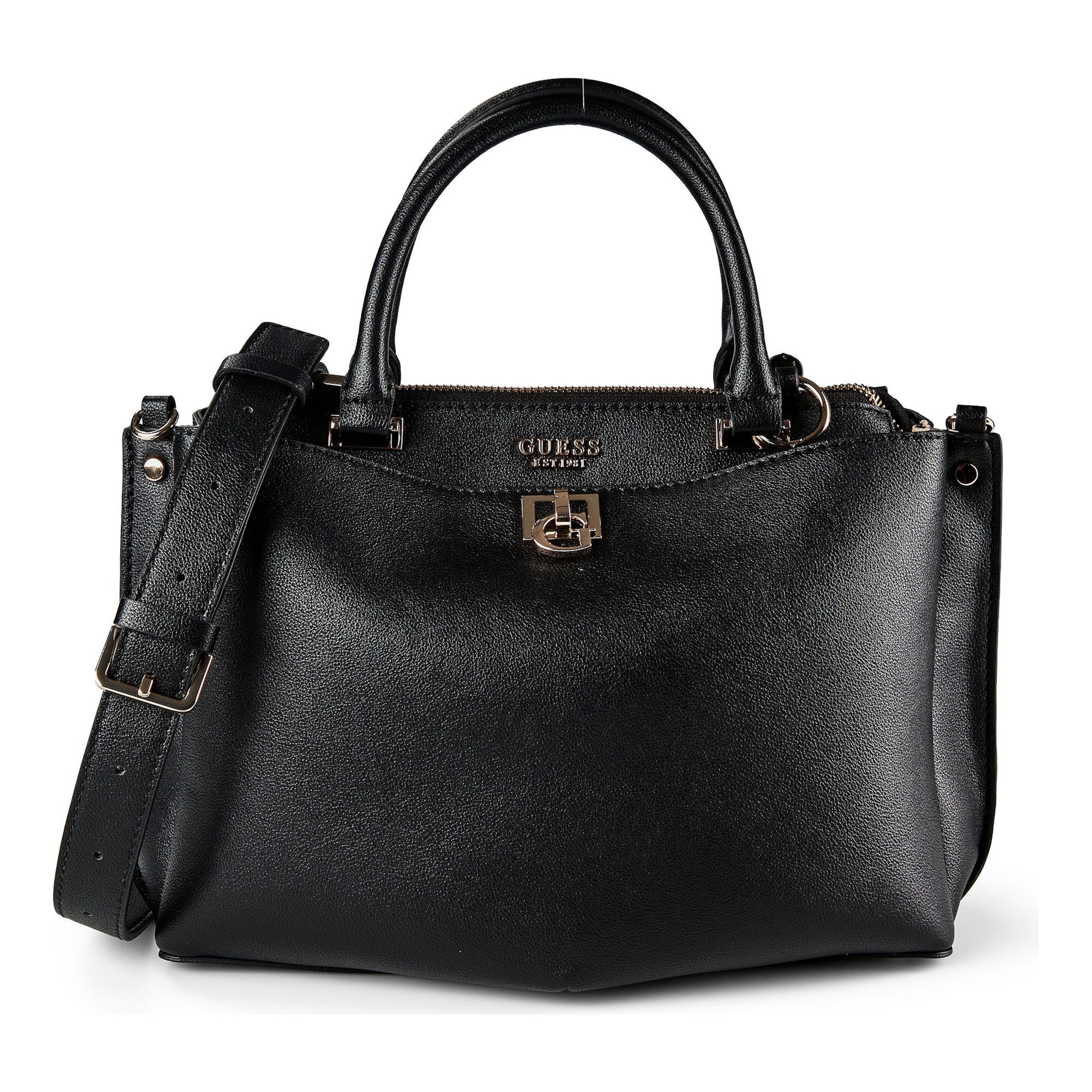 Borsa a mano 'Bianca' di GUESS in nero: frontale