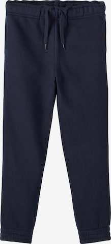 Tapered Pantaloni 'Leno' de la NAME IT pe albastru: față