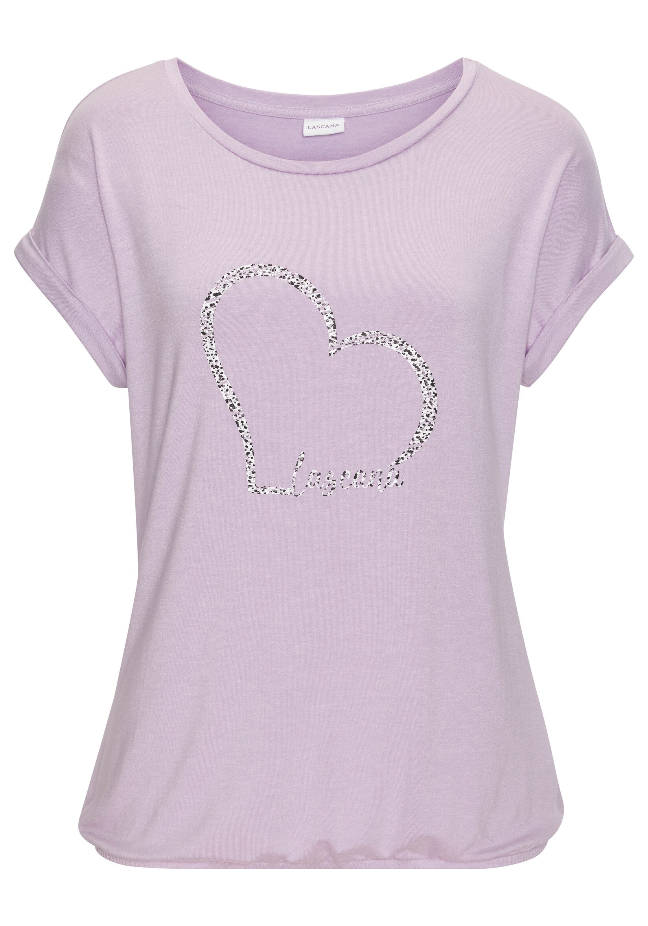 LASCANA Μπλουζάκι σε λιλά: μπροστά