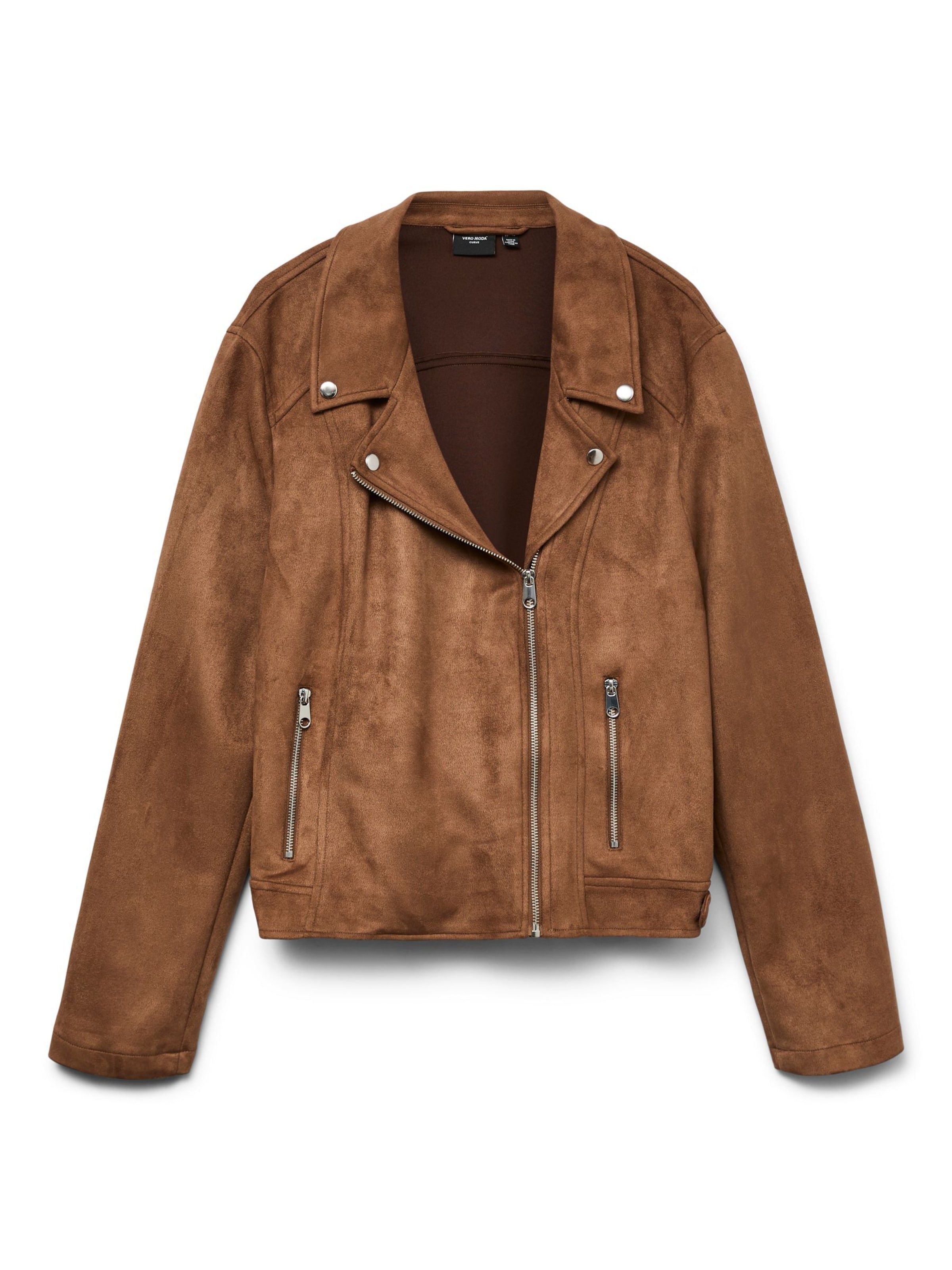 Vero Moda Curve Overgangsjakke 'VMCJose' i XXXL i brun, Produktvisning