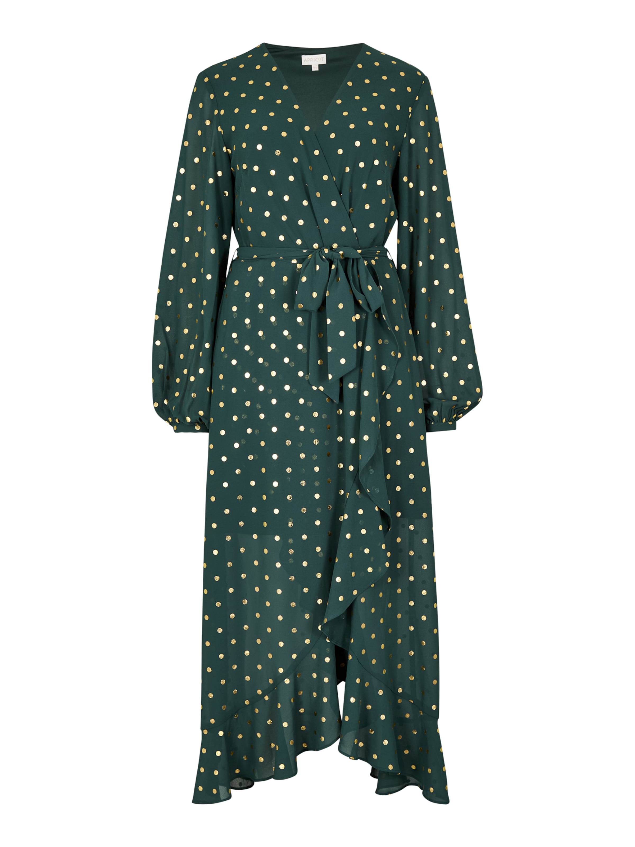 Apricot Dress ' ' in Green: front